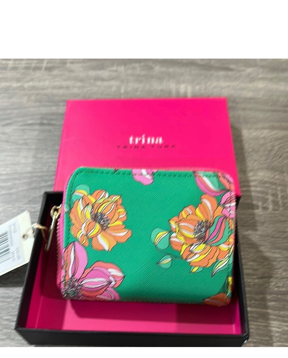 Trina Turk Green Floral Women's wallet